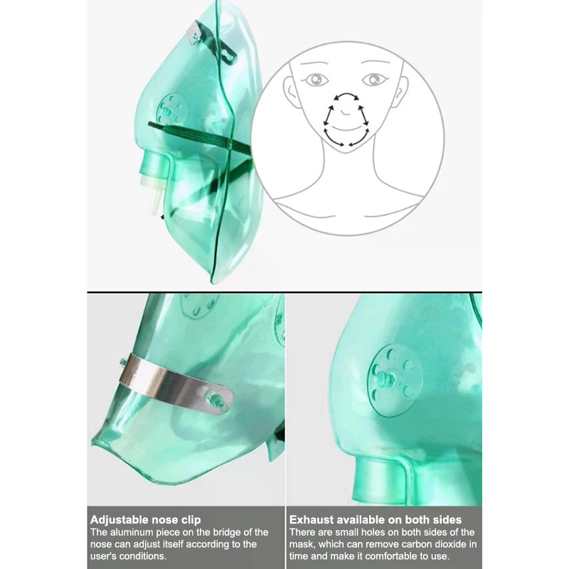 Oxygen Mask Non-Rebreather - /Kuz/Adult/Child Zuurstofmasker met hoge concentratie voor