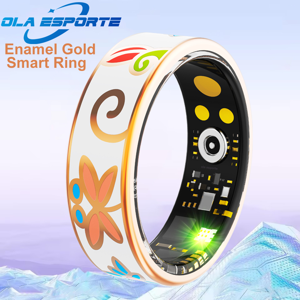 Blood Pressure Monitor - Nieuwe Emaille Vakmanschap Smart Ring voor