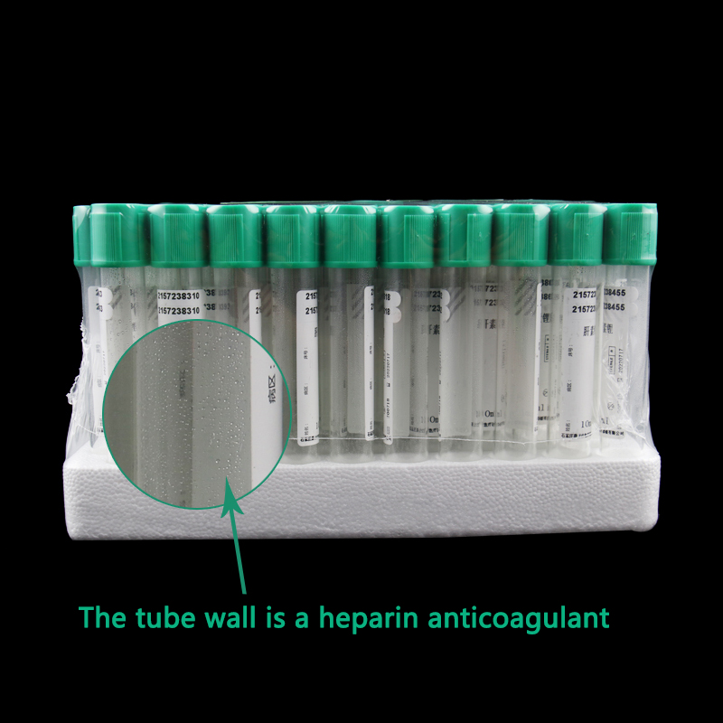 Blood Collection Tube - 3/5/10 ml Heparin Natrium Anticoagulant Buis