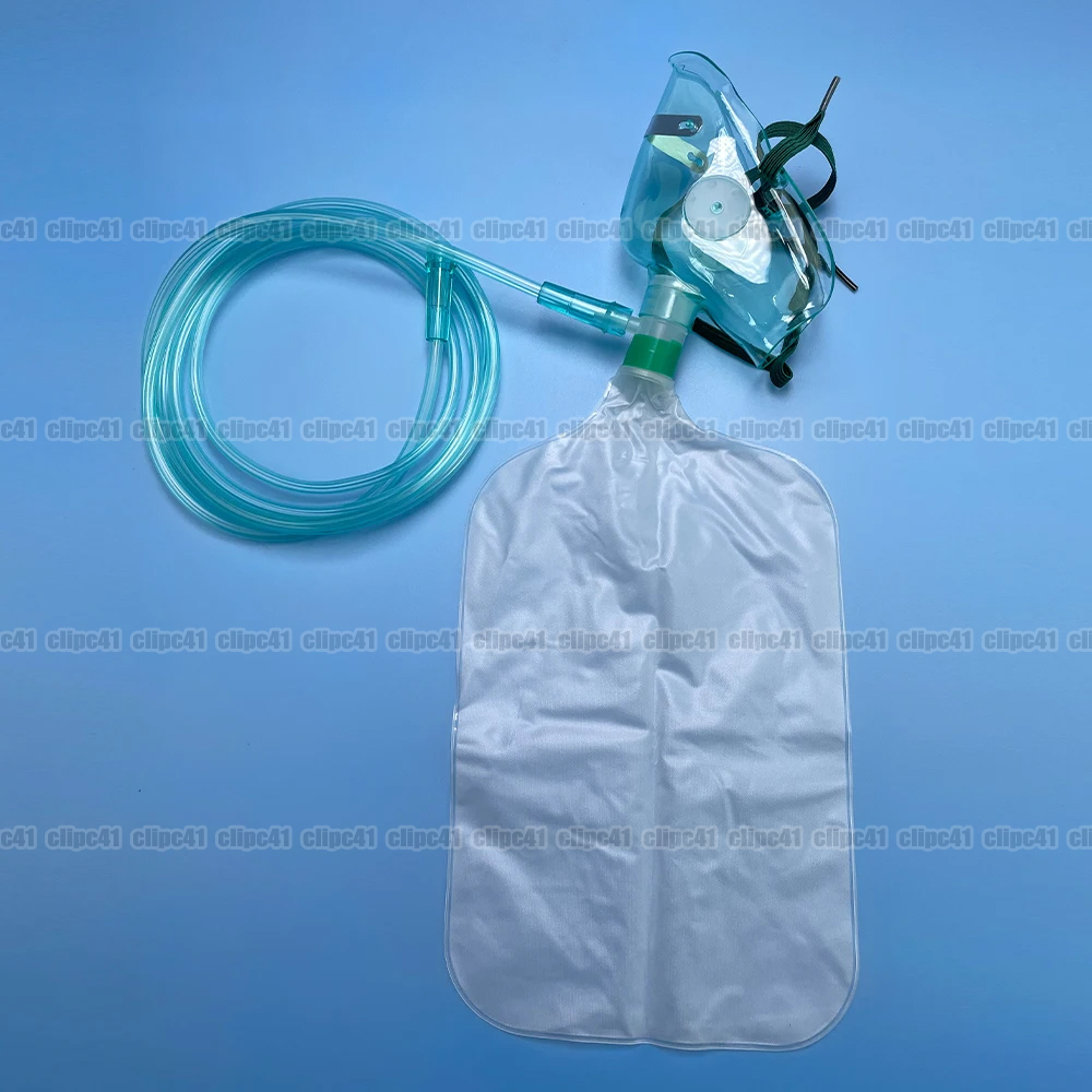 Oxygen Mask Non-Rebreather - 1Pc Volwassen zuurstofmasker met hoge concentratie