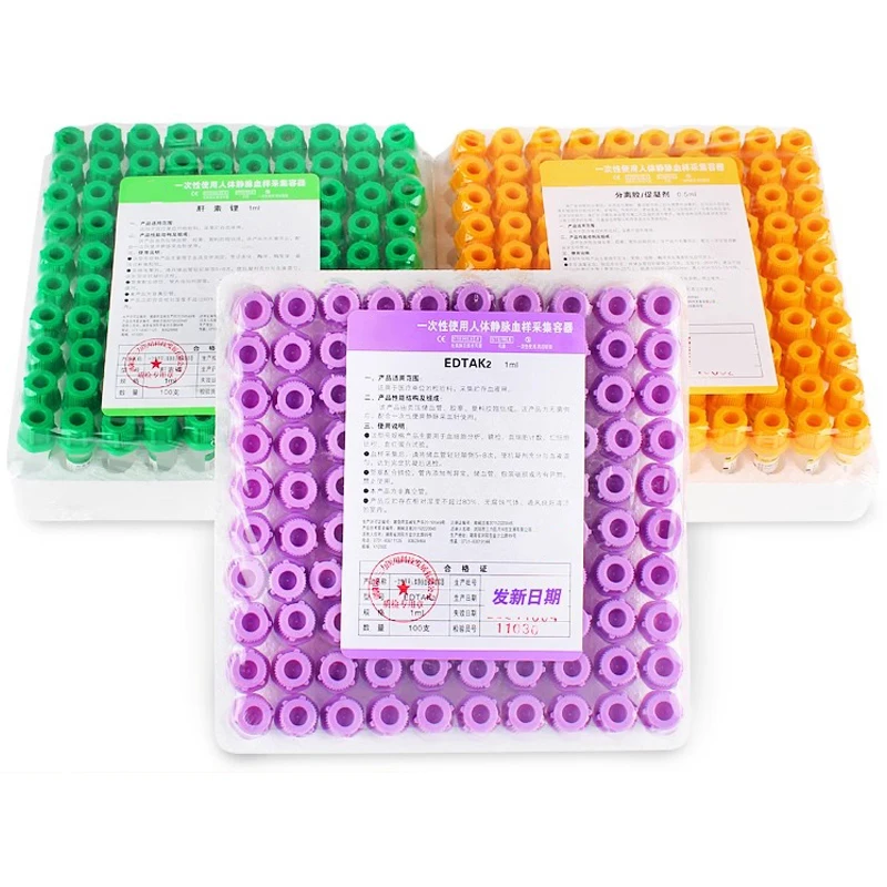 Blood Collection Tube - 100 stuks Steriele Micro Bloedafnamebuis 0.5ml