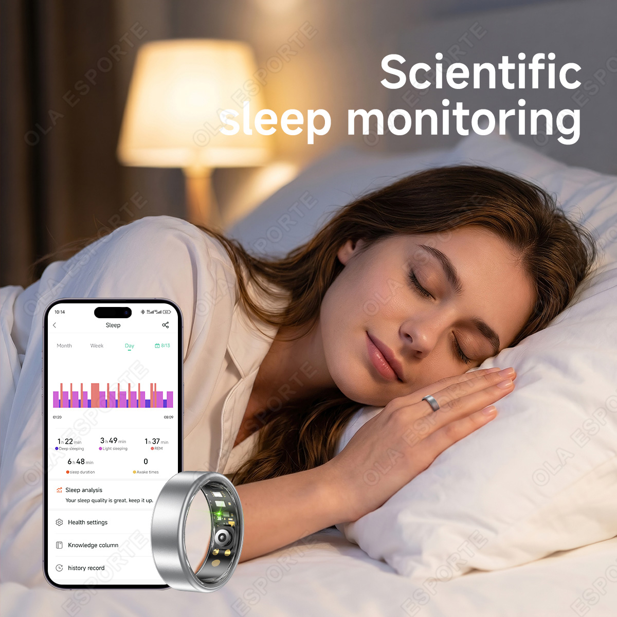 Alle maten (6-14) Slimme ring  - Blood Pressure Monitor recensie en prijs