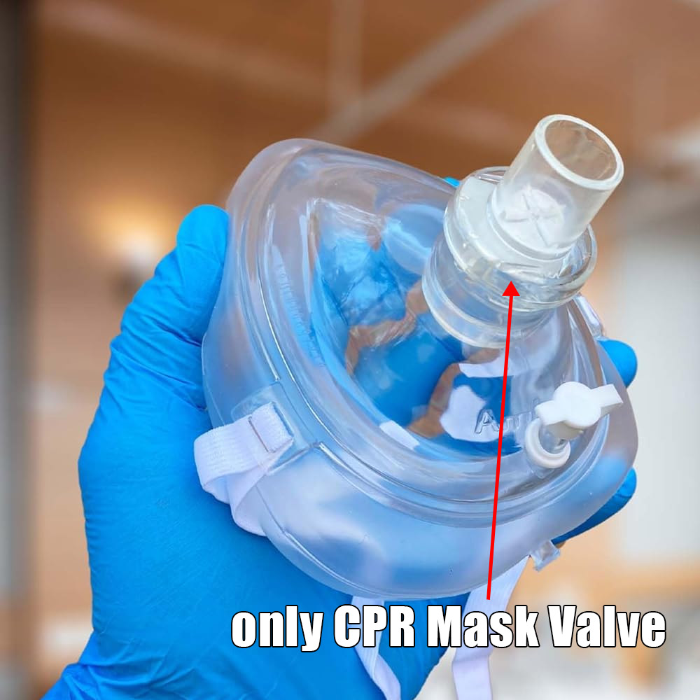 CPR-zakmasker met eenrichtings - Oxygen Mask Non-Rebreather recensie en prijs