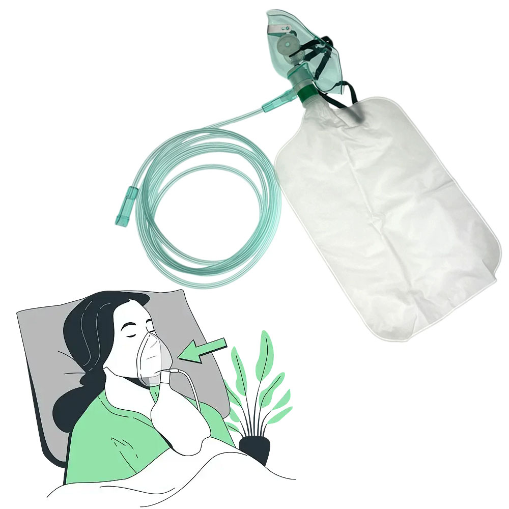 Niet-rebreather zuurstofmasker - Oxygen Mask Non-Rebreather recensie en prijs